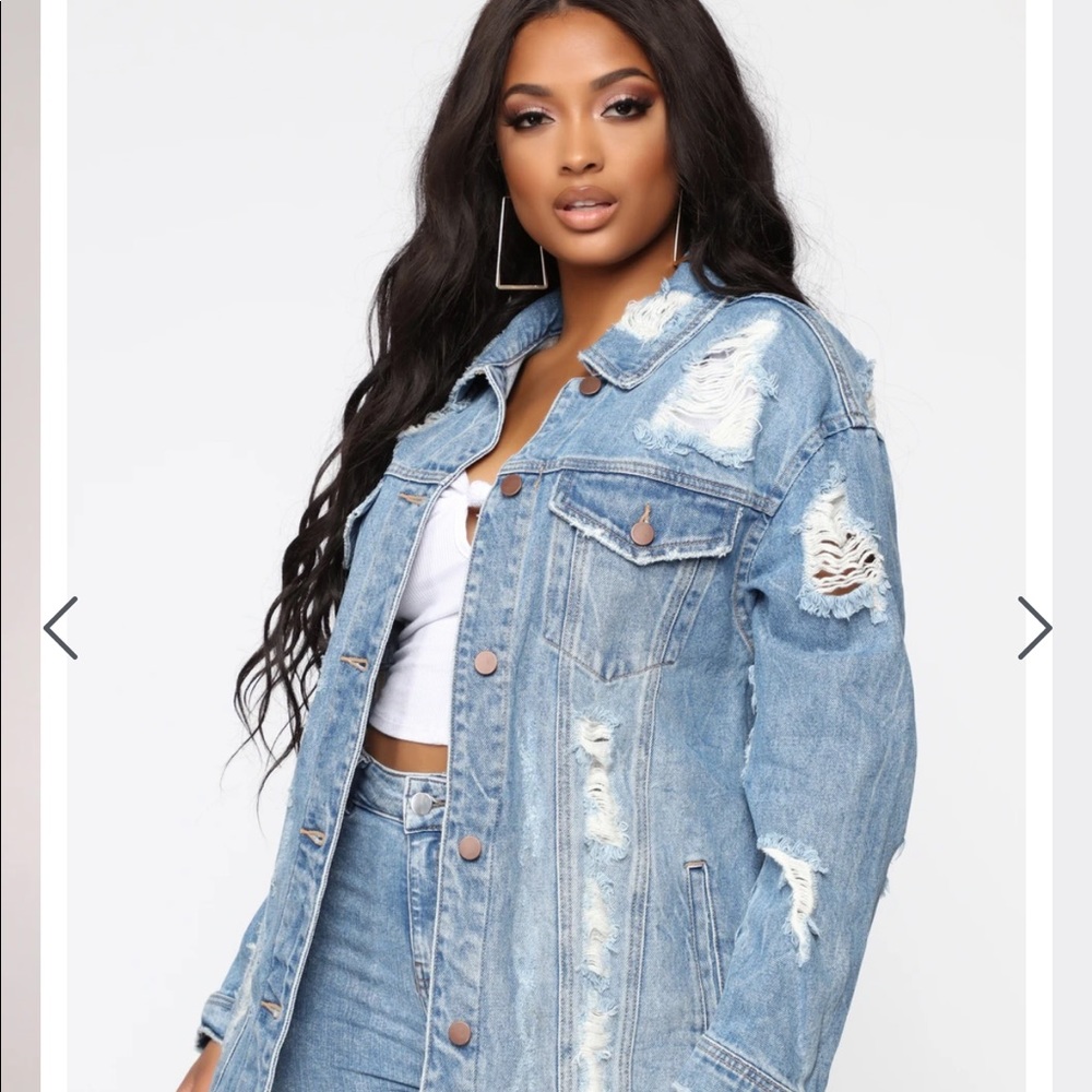 Fashion Nova Krissy Jean Jacket